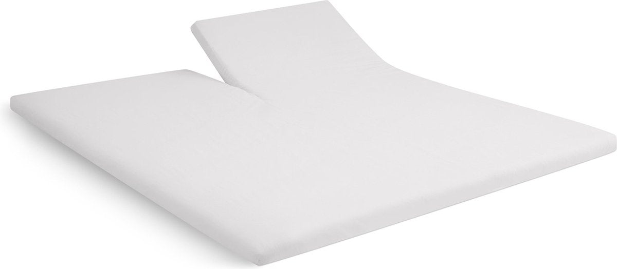 Beter Bed Select Molton Splittopper 180 x 200 cm - Wit - Matrasbeschermer voor Splittopmatras tot 10 cm