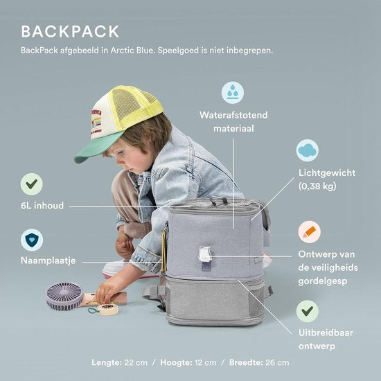 Stokke JetKids Reispakket, Sea Green - Met BedBox Ride-On koffer en rugzak - Voor kinderen van 2-7 Jaar (tot 35 kg)