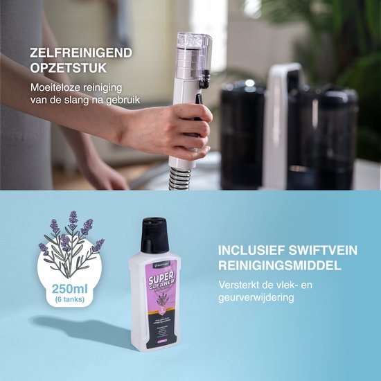 Swiftvein Vortex Tapijtreiniger - Vlekkenreiniger - Bank Reiniger, Meubelreiniger en Zetelreiniger