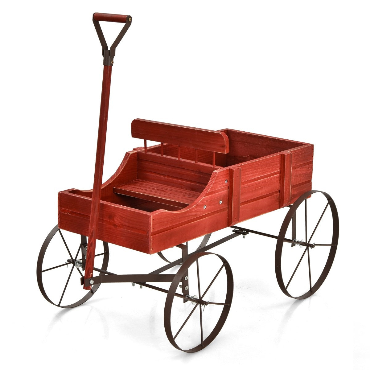 Coast Plantenbak - Wagenvorm - 62 x 34 x 60 cm - Rood
