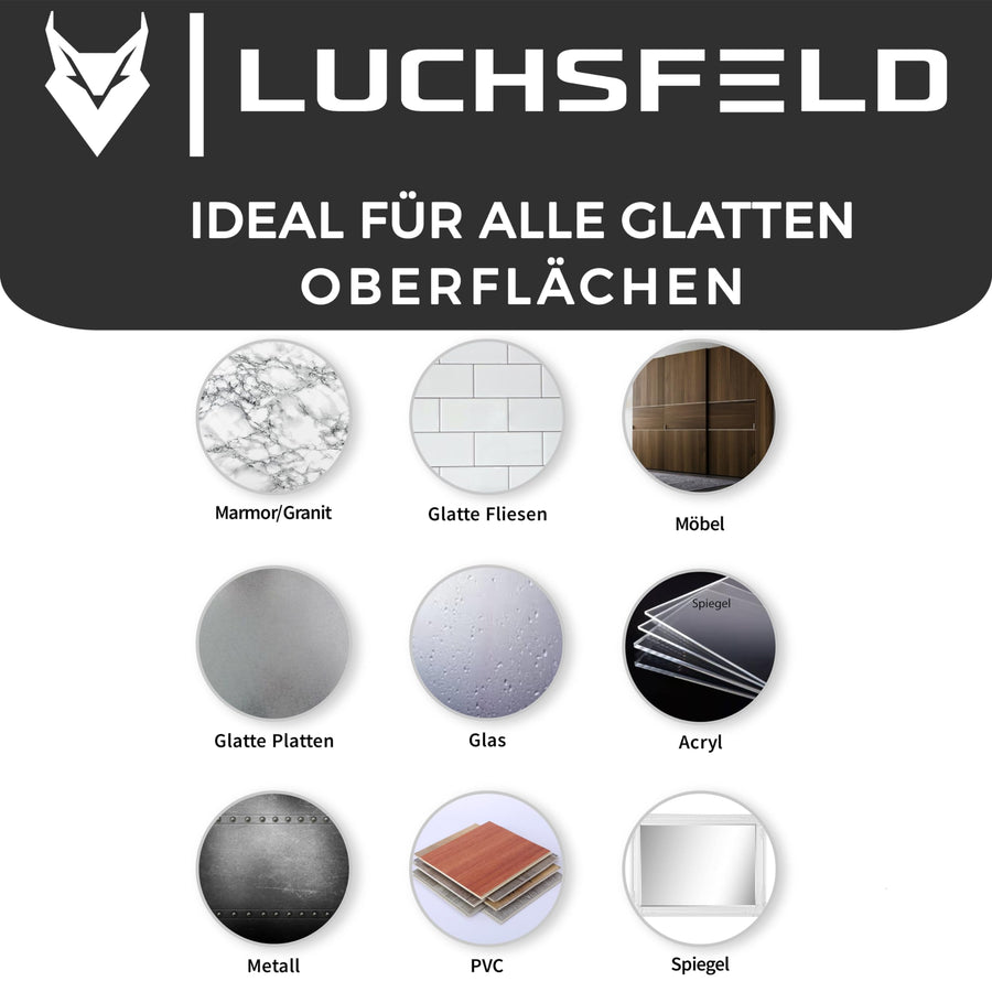LUCHSFELD® 8x Zelfklevende RVS Handdoekhaken – Zonder Boren – Sterke Kleefhaken voor Badkamer & Keuken