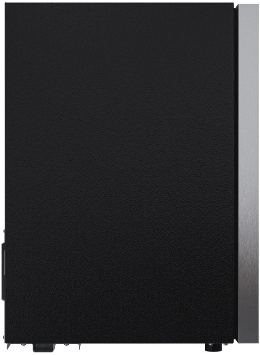 KitchenBrothers Drankkoelkast 48L - Mini Koelkast met Glazen Deur - Minibar - Ruimte voor 68 Blikjes - Zwart