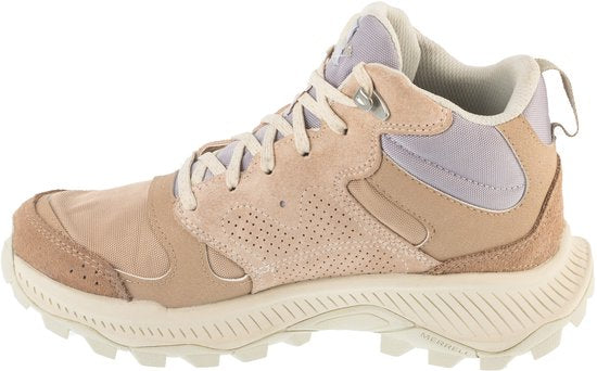 Merrell Tempo Sol Mid WP, Vrouwen, Beige, Trekkingschoenen, maat: 41