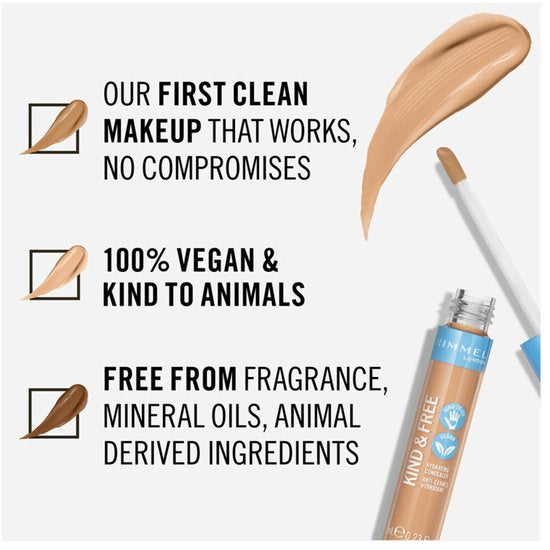 Rimmel London KIND & FREE Vegan Concealer - 010 Fair