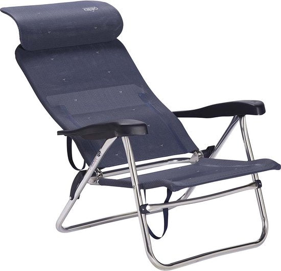 Crespo - Strandstoel - AL/205 - Compact - Donker blauw