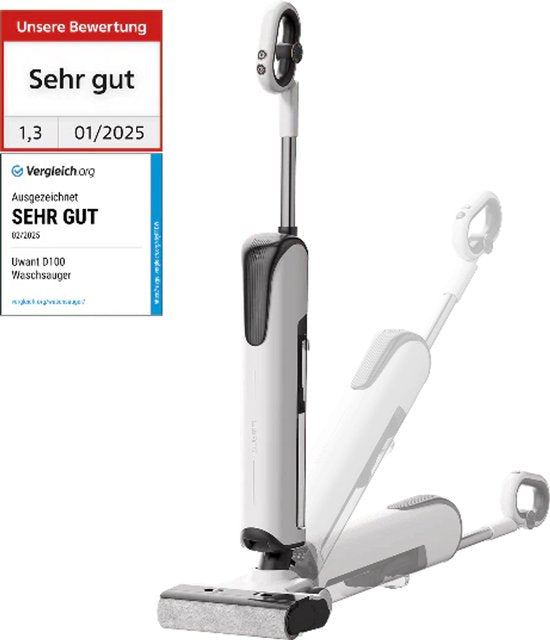 Uwant D100 17000Pa Verticale Stofzuiger Voor Vloeren Met Dweilfunctie En Lader