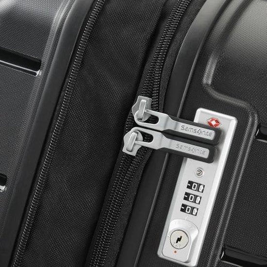 Samsonite Reiskoffer - Flux Spinner 68/25 - Uitbreidbaar - (Medium) - Black