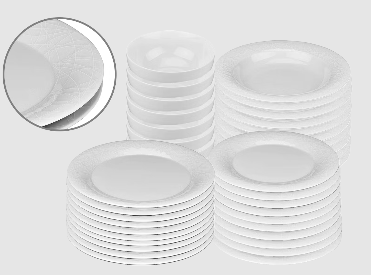 Rosenthal Geometrica Dinnerware 23cm Side plate - 10 stuks 55054903718708