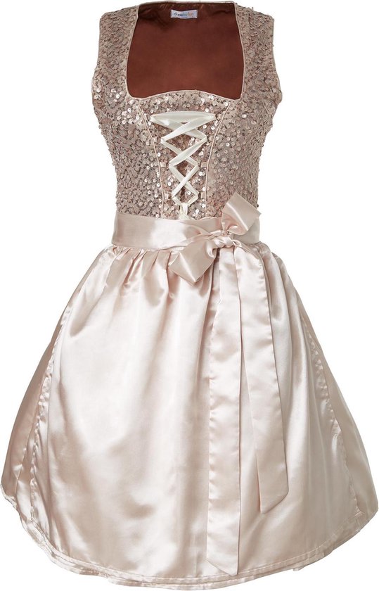 Dressforfun Mini-Dirndl Burgau model 2 XXL - verkleedkleding kostuum halloween verkleden feestkleding carnavalskleding carnaval feestkledij partykleding - 304684