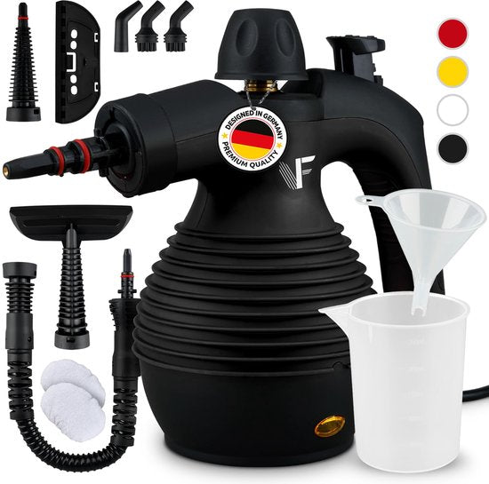 Neighbour's Friend Handstoomreiniger Nieuw Model – Krachtige stoomreiniger, 3,5 Bar druk, 4m kabel, 350ml tank voor auto, werkplaats, huishouden en ramen