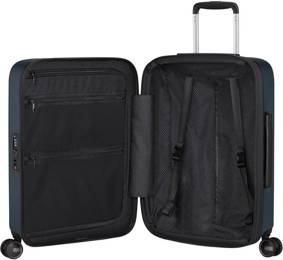 Samsonite Koffer - Fyrm spinner 55/20 handbagage - uitbreidbaar - Steel Blue - 2.6 kg - 46l