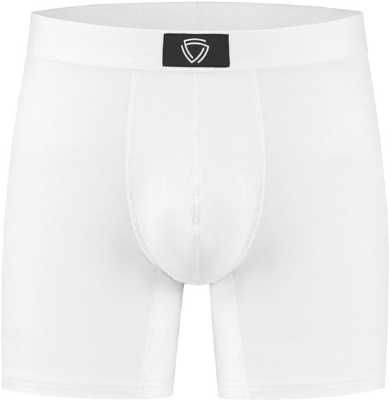 Fibershirts Anti-Zweet Boxershort - Ingebouwde Zweetpad - Ademend MicroModal - Anti-Transpiratie - Heren - Maat XL - Wit