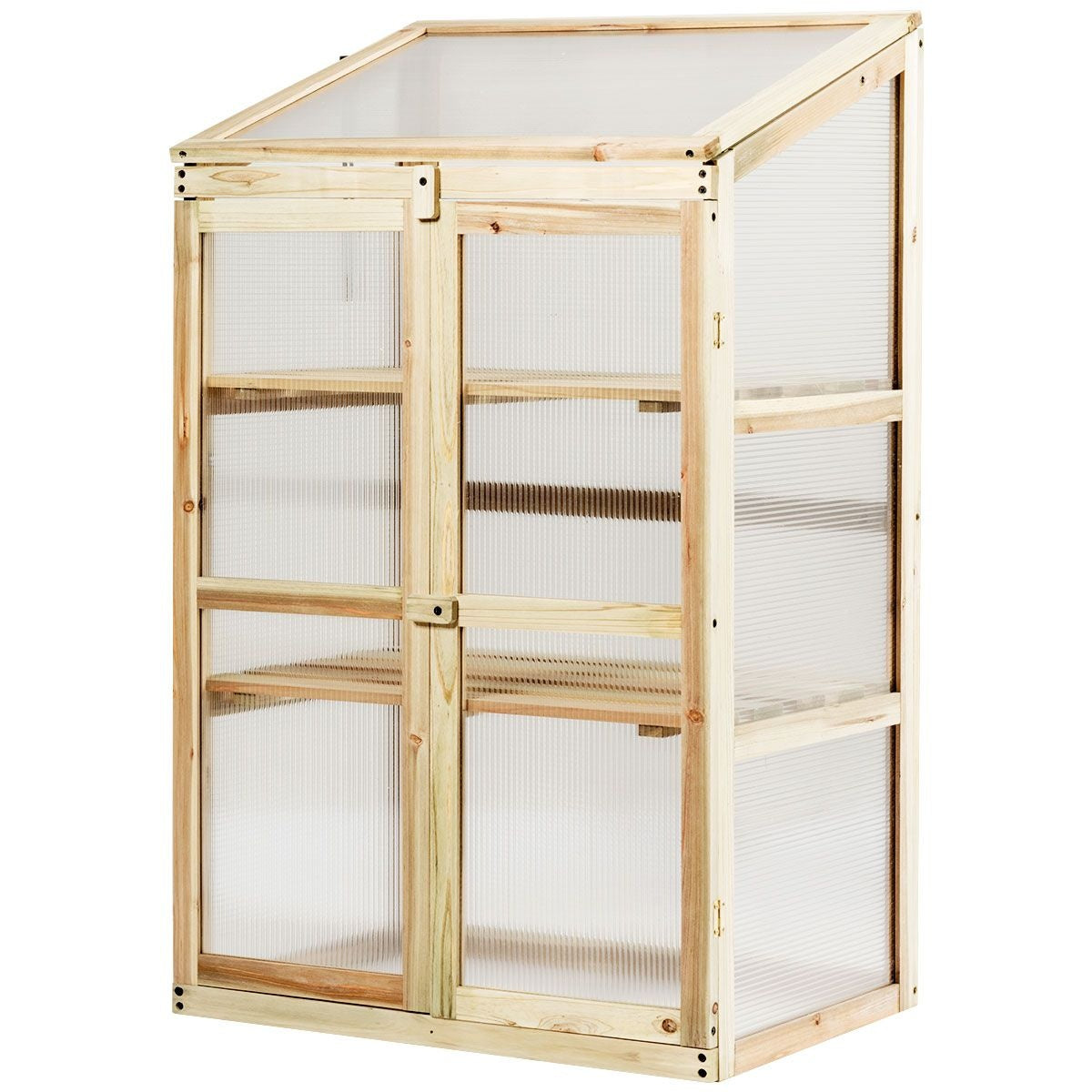 Coast Kleine Houten Tuinkas met 3 Niveaus - 60 x 45 x 100 cm