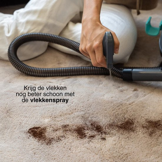 Achaté Vlekkenreiniger PRO – Tapijtreiniger met Stoom & Heetwater – Stoomreiniger – Bankreiniger – Zetelreiniger – Meubelreiniger – Matrasreiniger – Autostoelreiniger – Textielreiniger – Reinigingsmachine voor Tapijt, Bank, Auto, Matras