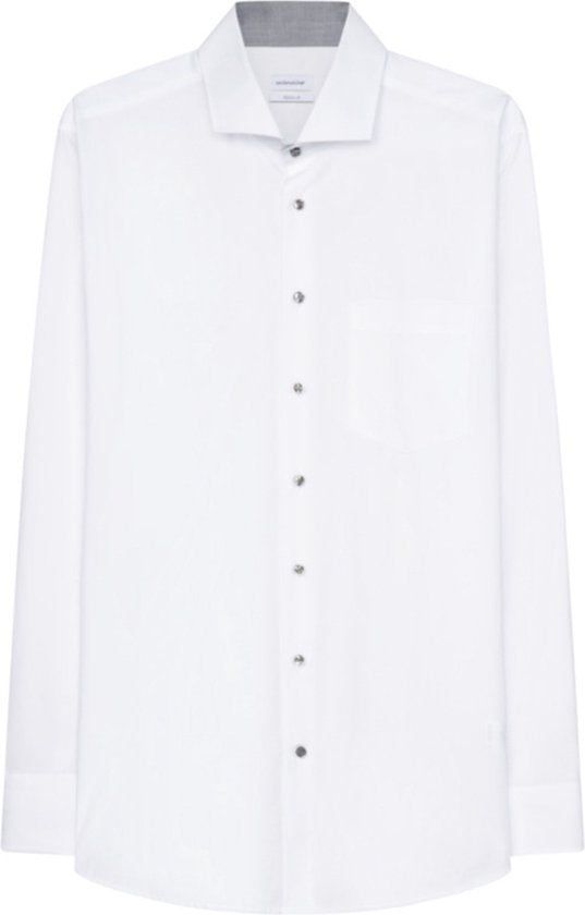 Seidensticker Business Shirt - Wit - Maat 40 - Regular Fit - Spread Kent - Non Iron - 01.165447-01