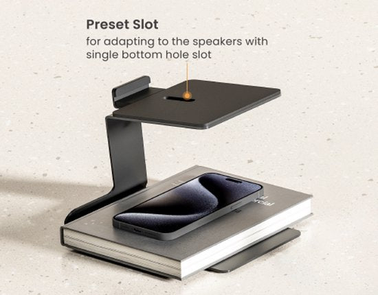 Speakerstandaard bureau - luidsprekerstandaard - set van 2 stuks