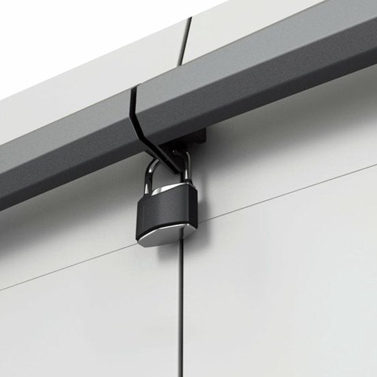 Keter Split Basic Recycling Vuilnisbak voor buiten - 68x39x85 cm - Grijs/Zwart
