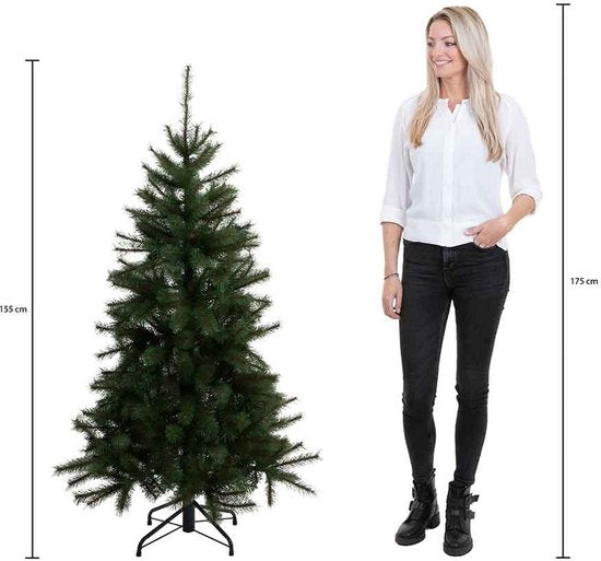 Triumph Tree Forrester Kunstkerstboom - 454 takken - H155 x Ø102 cm - Groen