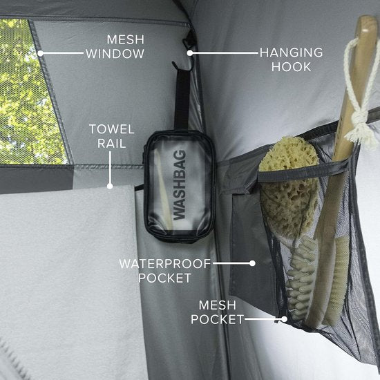 Colapz - Luxe Pop Up Tent – Premium Kwaliteit Camping Tent - Makkelijk in Gebruik - Douchetent