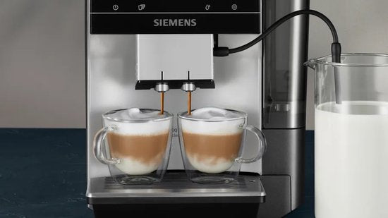 Siemens EQ700 Volautomatische espressomachine - 2,4 l - Zwart en zilver
