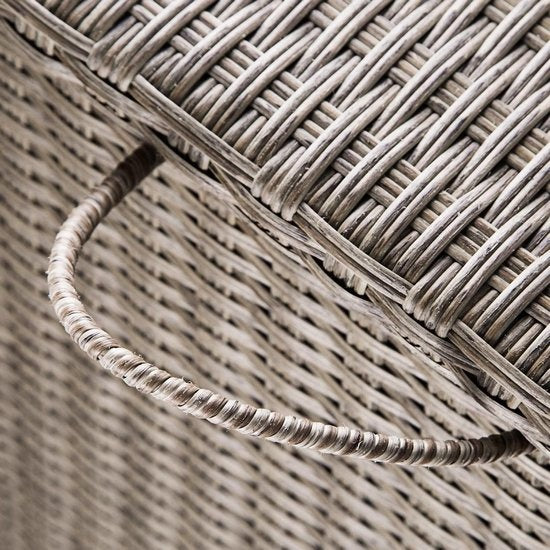 Casaria Opbergkist – Weerbestendig 122x56x61cm 360L - Crème