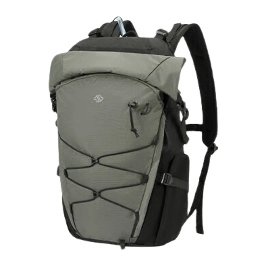 J.ZAO ochama×J.ZAO sportserie wandelrugzak voor buitengebruik, 25 l, ademende rugondersteuning, bewolkt groen