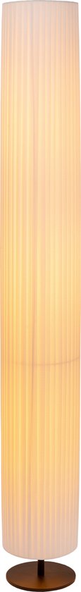 Lucide FOLD - Vloerlamp - Ø 20 cm - 3xE27 - Wit - Japandi