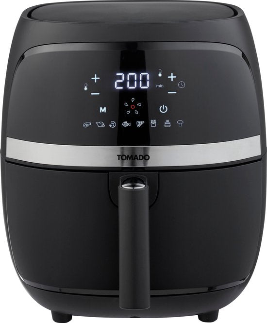 Tomado TAF3202B - Airfryer - Heteluchtfriteuse - 3,2 liter inhoud - Digitaal display - 500 gr friet - PFAS vrij - Beste Koop - Aug & nov 2024