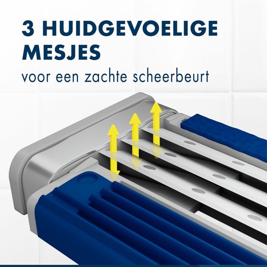 Gillette - Blue III Smooth - Wegwerpscheermesjes - Comfort en bescherming - 12 Scheermesjes
