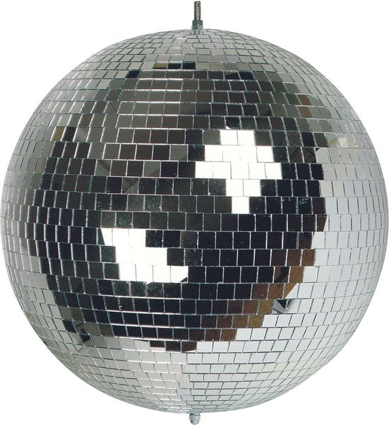 HQ-Power Disco spiegelbol Ø 20 cm, spectaculaire lichteffecten voor feestjes, veilig ophangsysteem en facetglas, dansvloer accessoire voor disco en meer
