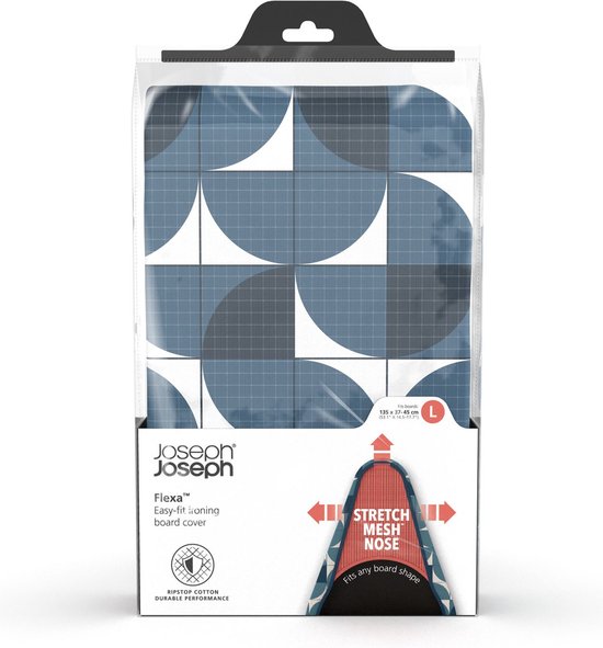 Joseph Joseph Flexa Strijkplankhoes - 135 cm - Mosaic Blauw