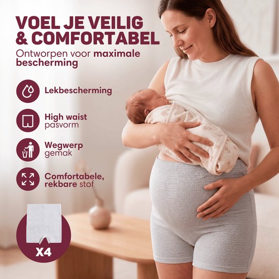 Vulpes Goods®BabyCare - Kraampakket voor Herstel na Bevalling - Peri-fles, Witch Hazel Spray, Hazel Liners, Kraam Ondergoed & Cooling Pads - Kraamcadeau voor Mama - Kraam Kit - Postpartum Box - Vaginale Douche - Incl. Schoudertas