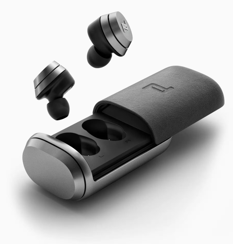 Porsche Design Wireless In-Ear Bluetooth 5.0 Oordopjes Grijs – Premium Designer Oplaadcase