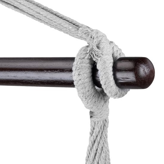 Detex Hangstoel Bohemian – Incl. Fleshouder/2 Kussens XL - Antraciet