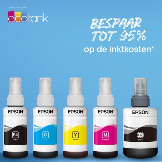 Epson T6642 EcoTank Cyan ink bottle