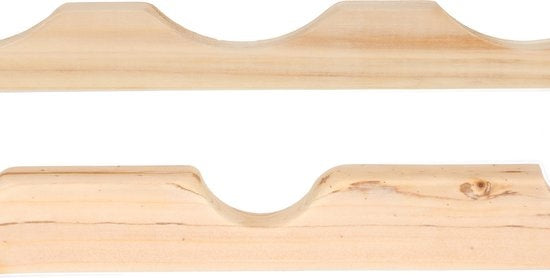 Wijnrek - 55 cm hoog - Hout - 16 flessen