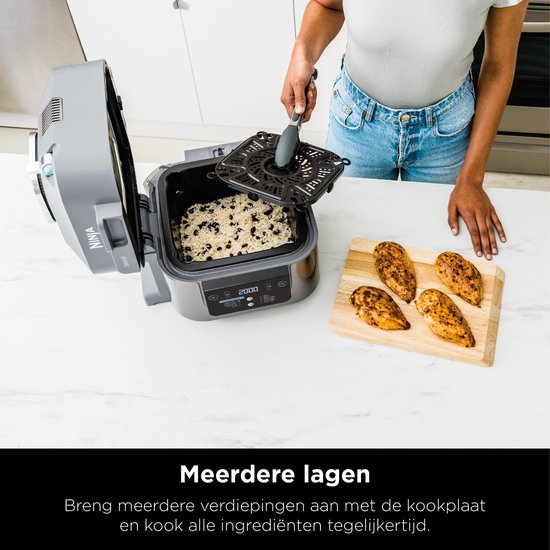 Ninja Speedi Rapid Cooker en Airfryer - Multicooker - 10 Kookfuncties - 5,7 Liter - ON400EU