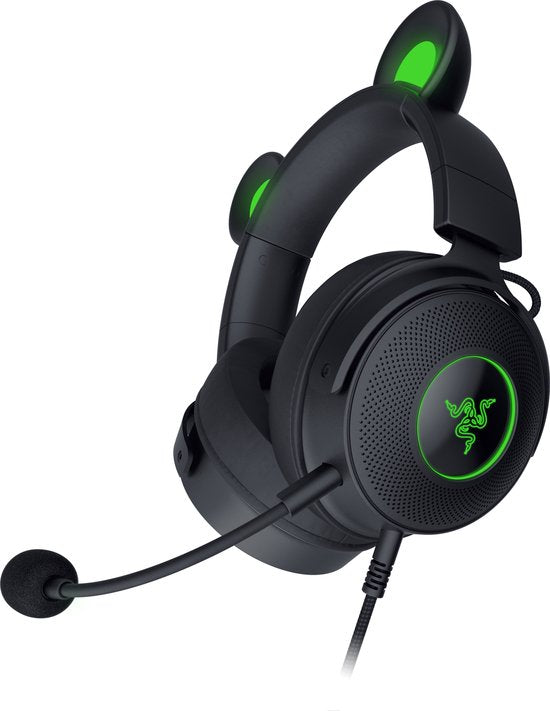 Razer Kraken Kitty V2 Pro - Gaming Headset - 7.1 Surround - RGB - Zwart - PC, MAC & Playstation