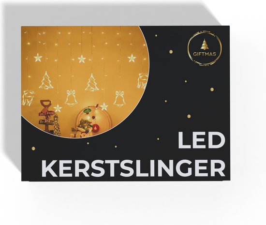 Giftmas LED Slinger kerstverlichting met verschillende figuurtjes - 2.5Meter