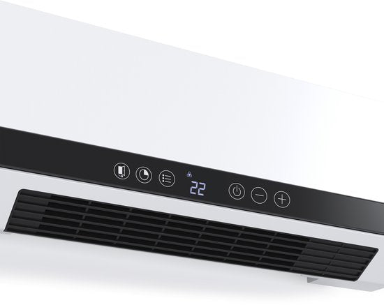 Tristar KA-5210 Elektrische Keramische Kachel – 2000W – Met Timer, Afstandsbediening & Ventilatiefunctie – Wandmontage – Energiezuinig