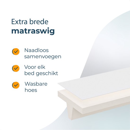 Alyze Matraswig de Luxe - Matrasbinder - Liefdesbrug met Band