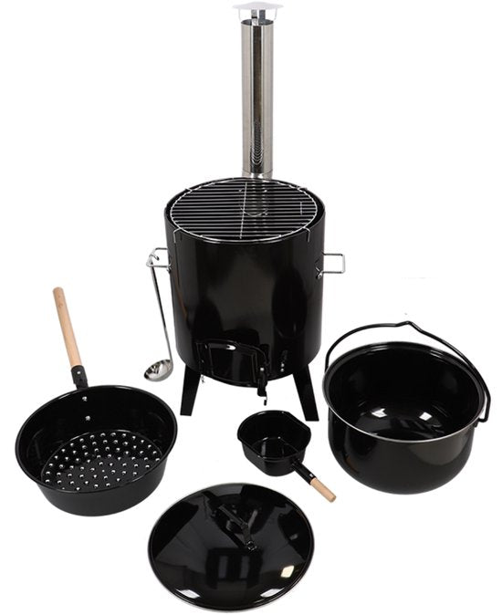 Fancy Flames Stoofkachel Set - BBQ Gereedschap - Barbecue accessoires