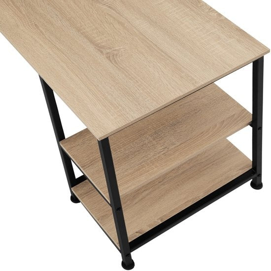 tectake - Bureau Hamilton industrial light - hoekbureau - 404232