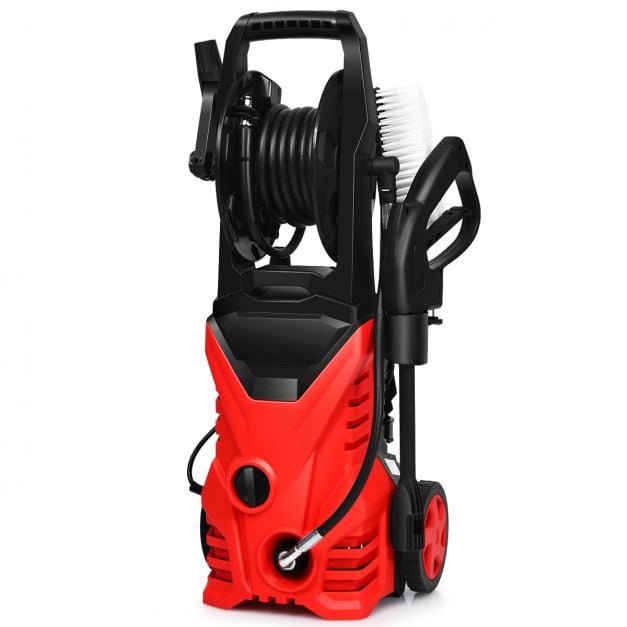 Coast Hogedrukreiniger – 1400W – Met Terrasreiniger – 27 x 27 x 68 cm – Rood