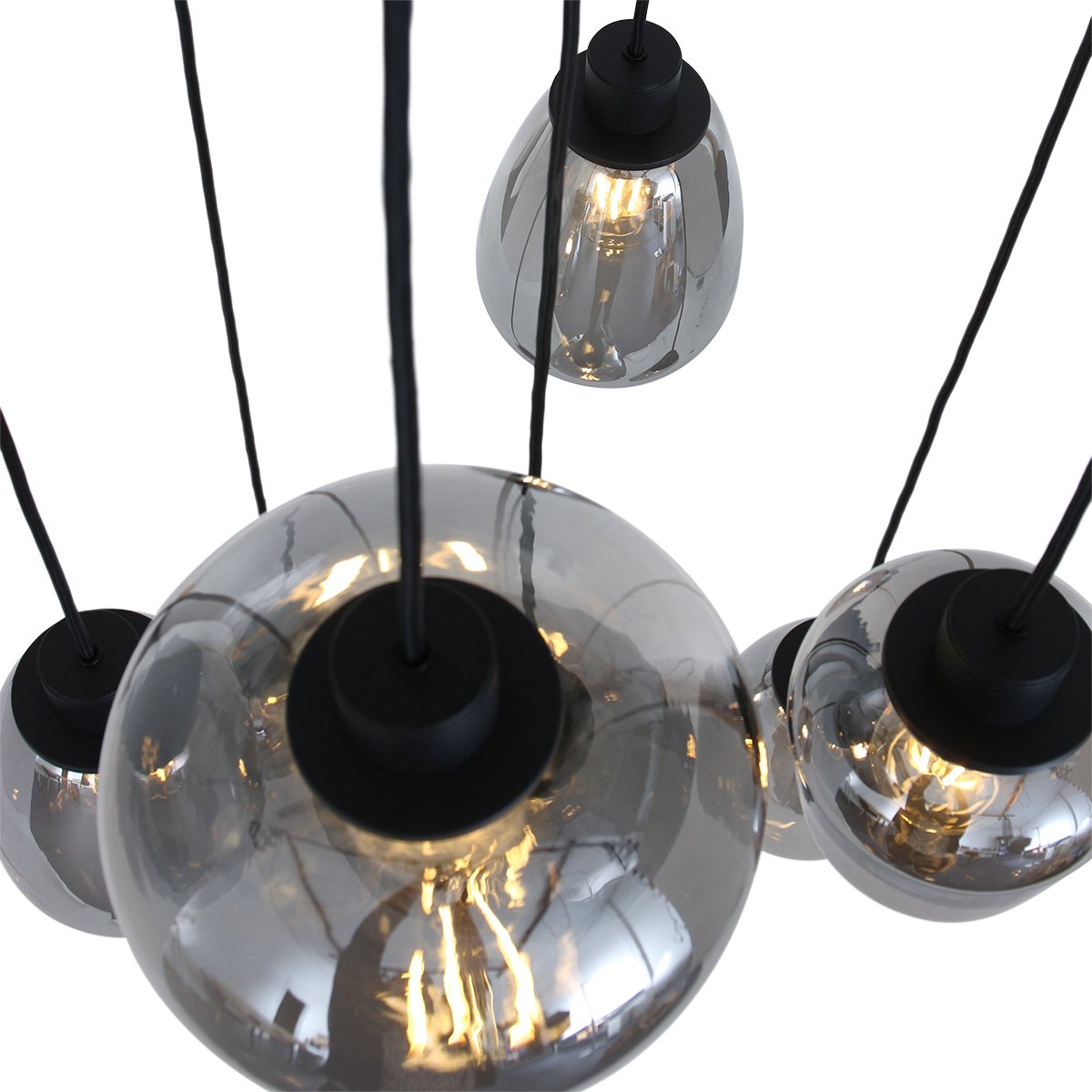 Hanglamp Steinhauer Reflexion - Zwart
