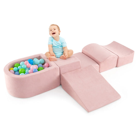 Coast 5-Stuk Klim en kruip speelset voor Baby's - Roze - 61x46x30cm