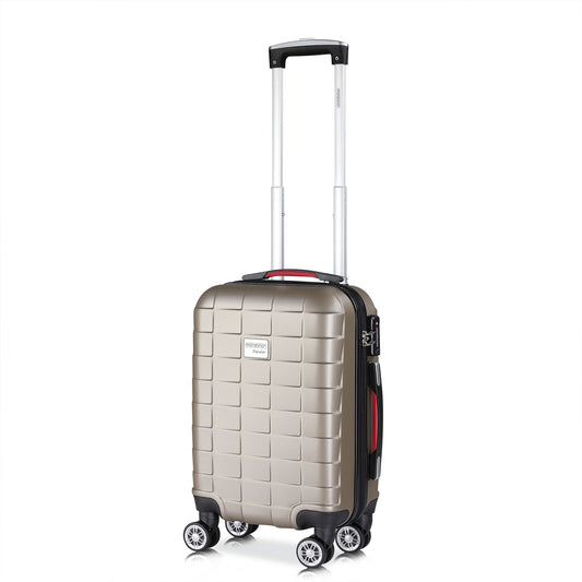 Monzana Exopack Hardcase Koffer - Champagne 53x37x21 cm