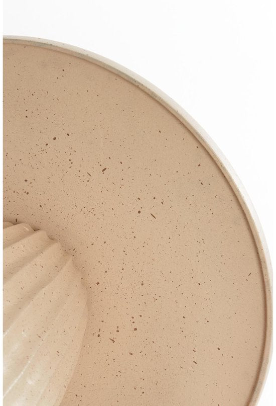 Light & Living Bijzettafel Veglia - Zand - Ø45cm - Modern