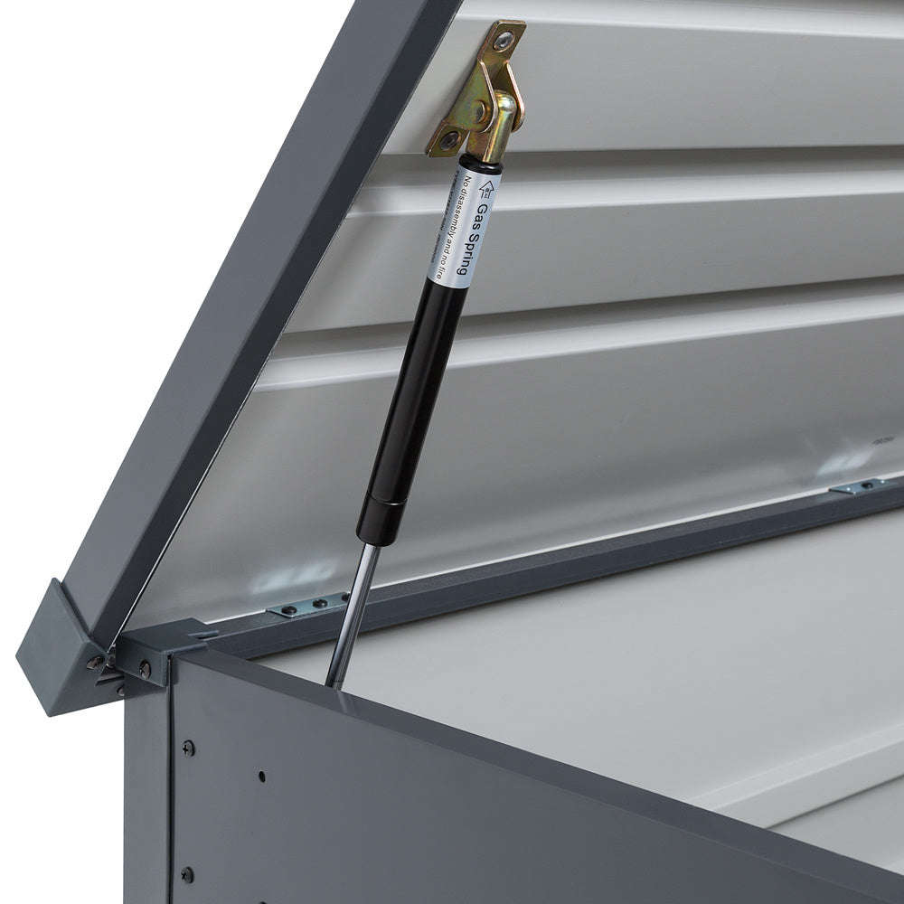 Gardebruk Opbergbox staal met slot - 120 x 62 x 63 cm - weerbestendig