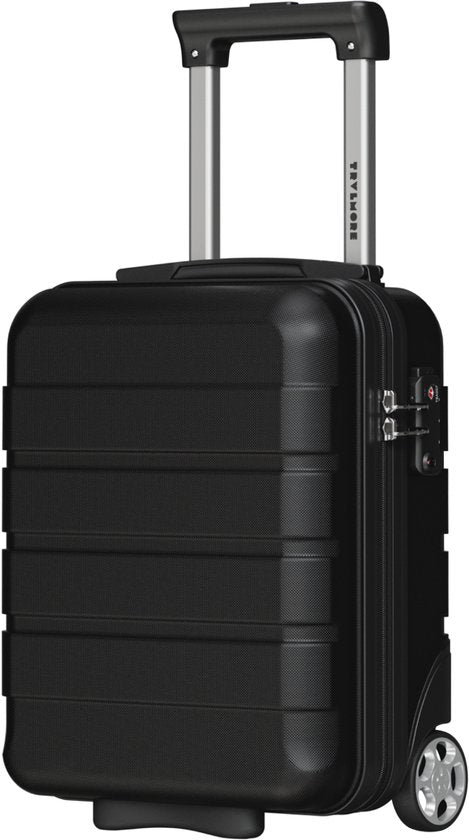 TRVLMORE Handbagagekoffer - 40x30x20 cm - Underseater - 24L - TSA-slot - 2 Wielen - Zwart